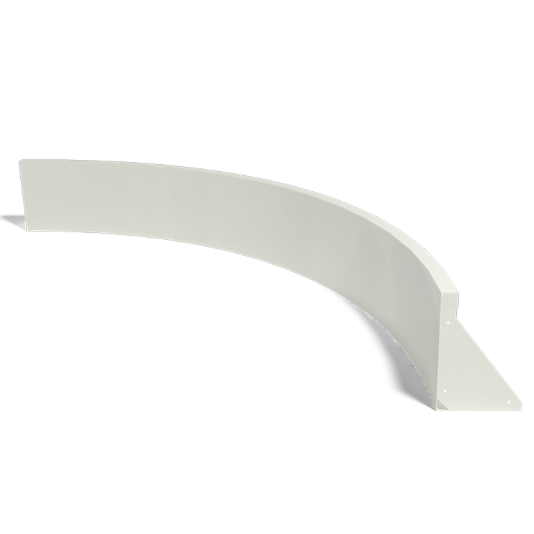 Stalowy mur oporowy - Łuk wewnętrzny - 150 x 150 x 30 cm