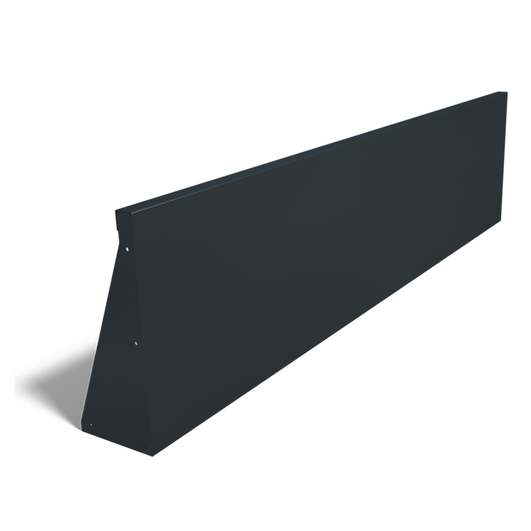 Stalowy mur oporowy - Proste - 200 x 50 cm