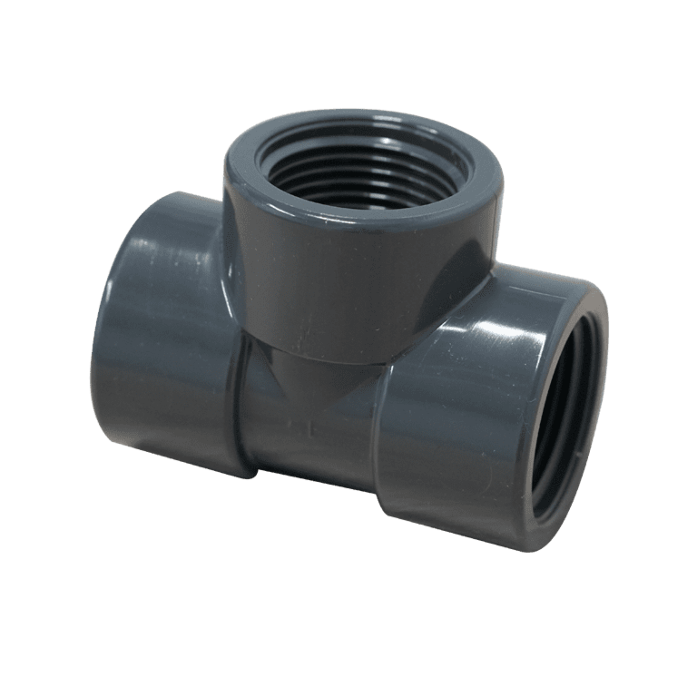 Rura PVC ciśnieniowa - Trójnik - 90° - 3x Gwint wewnętrzny 1"