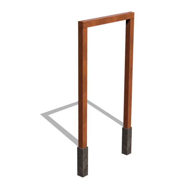 Pergola ze stali corten - Proste - 150 x 230 x 230 cm