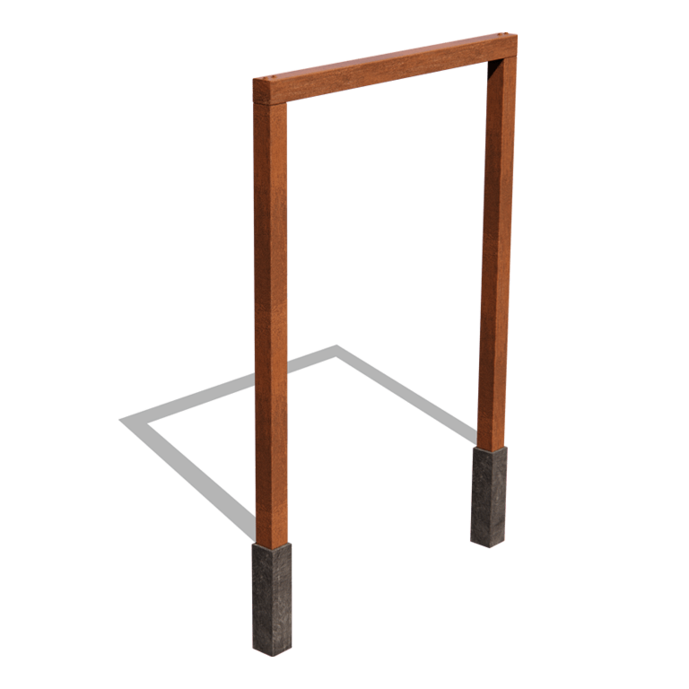 Pergola ze stali corten - Proste - 200 x 230 x 230 cm