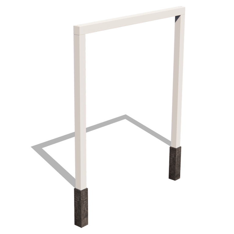 Stalowa pergola - Proste - 250 x 230 cm