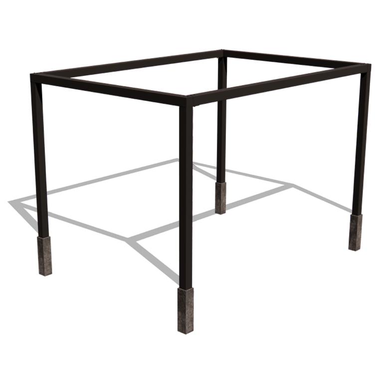 Stalowa pergola - Prostokątne - 424 x 300 x 230 cm