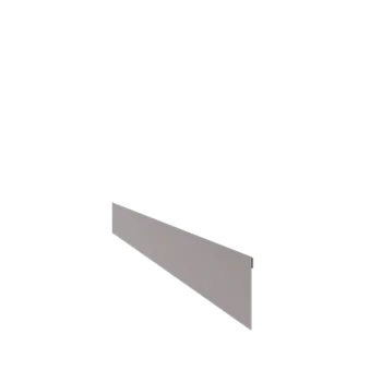 Obrzeże trawnikowe ze stali ocynkowanej - Zagięte - Wysokość 13 cm - 150 cm