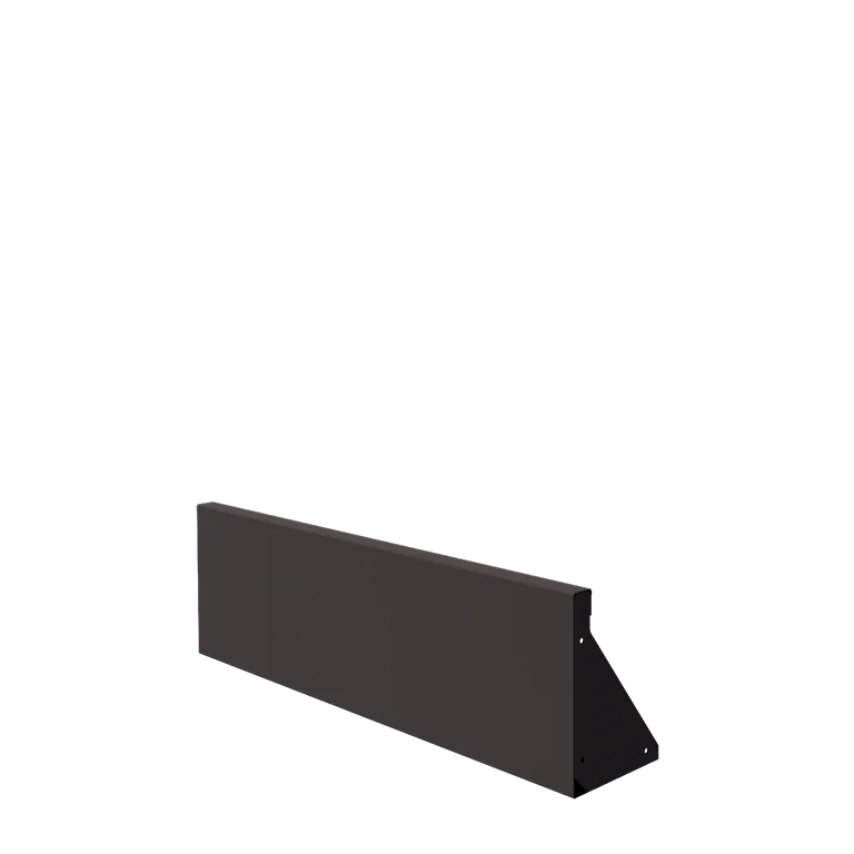 Stalowy mur oporowy - Proste - 100 x 30 cm - RAL7016 matowy (szary antracyt)