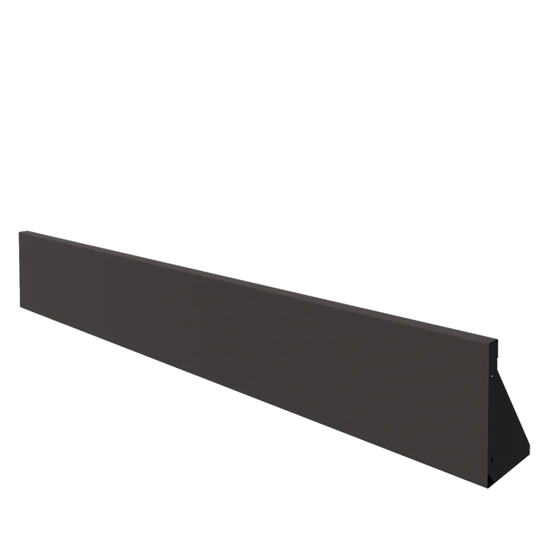 Stalowy mur oporowy - Proste - 200 x 30 cm - Inny kolor RAL
