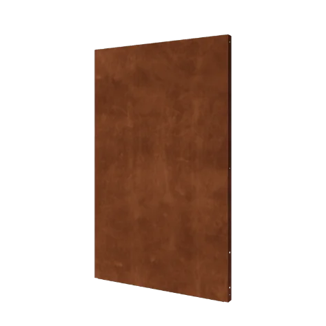 Panel dekoracyjny ze stali corten - Podstawowy - 120 x 6 x 190 cm