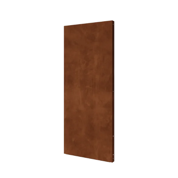 Panel dekoracyjny ze stali corten - Podstawowy - 80 x 6 x 190 cm
