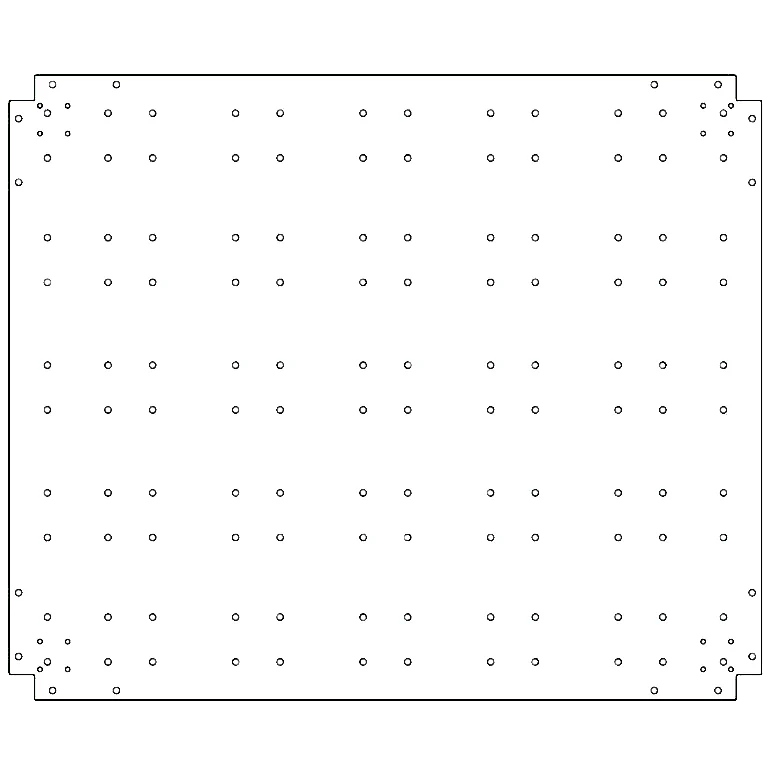 Płyta dolna ze stali ocynkowanej - 100 x 120 cm