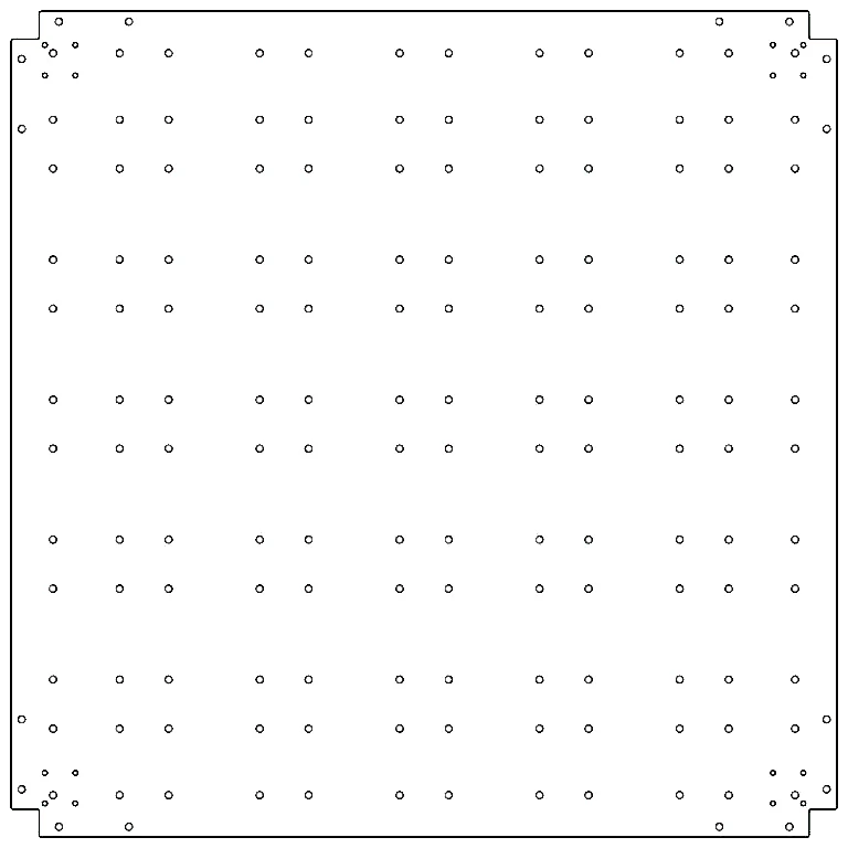 Płyta dolna ze stali ocynkowanej - 120 x 120 cm